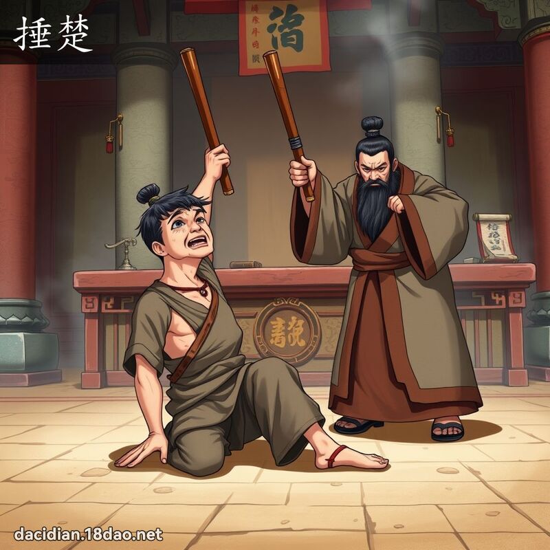捶楚 - 国语大辞典配图