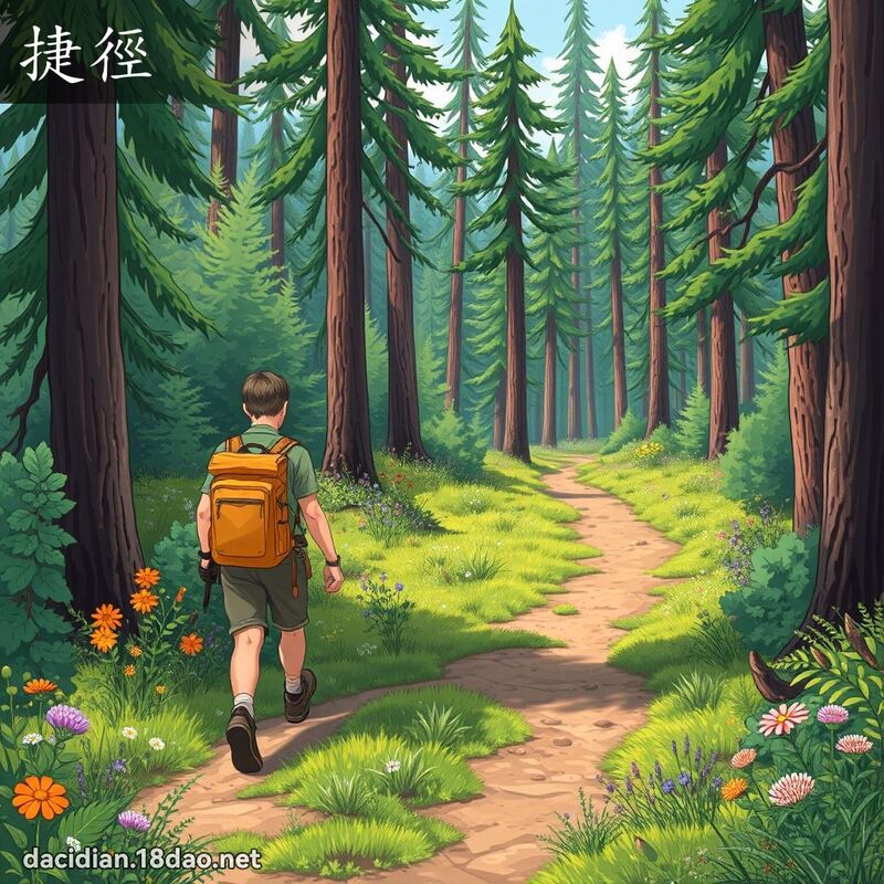 捷徑 - 國語大辭典配圖