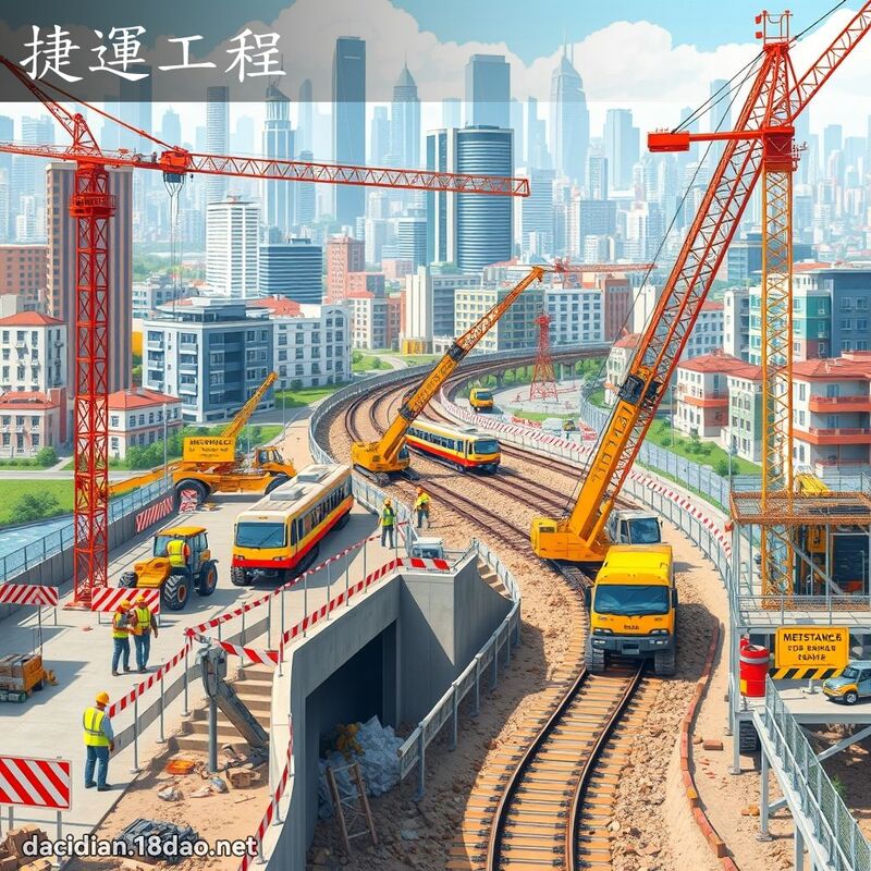 捷运工程 - 国语大辞典配图