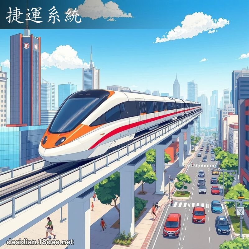 捷運系統 - 國語大辭典配圖