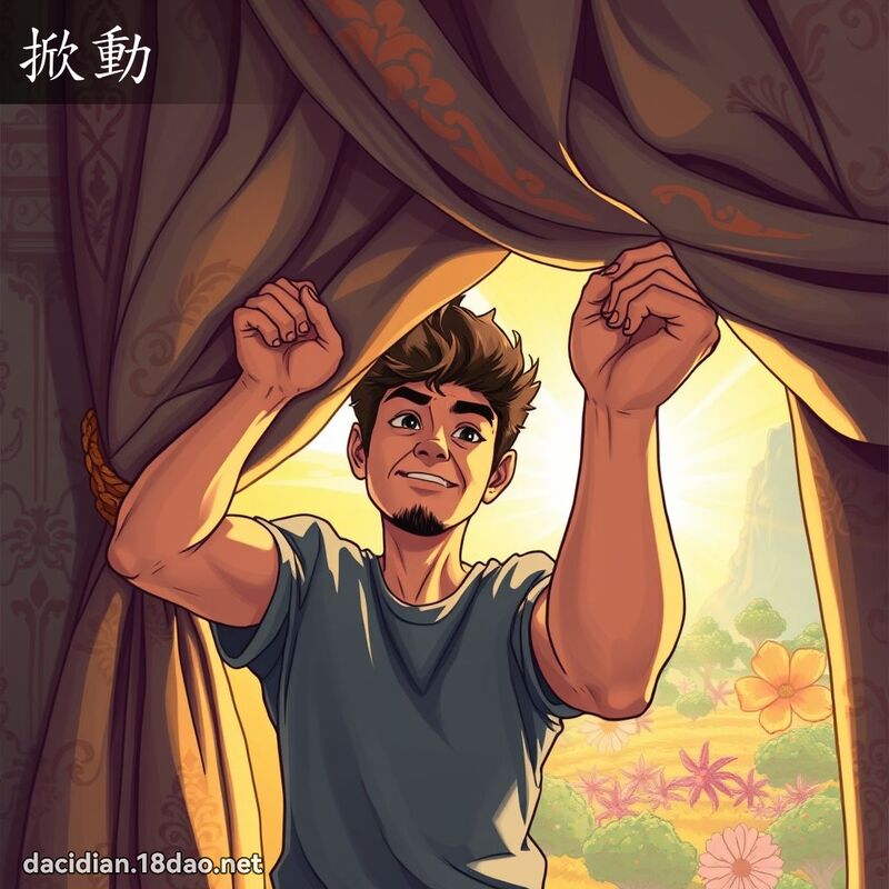 掀動 - 國語大辭典配圖