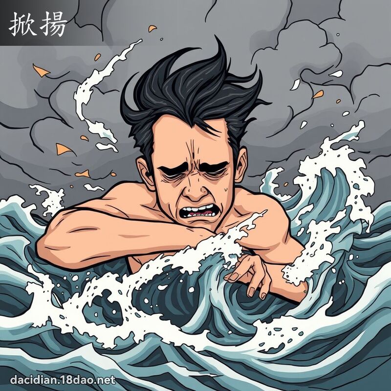 掀扬 - 国语大辞典配图