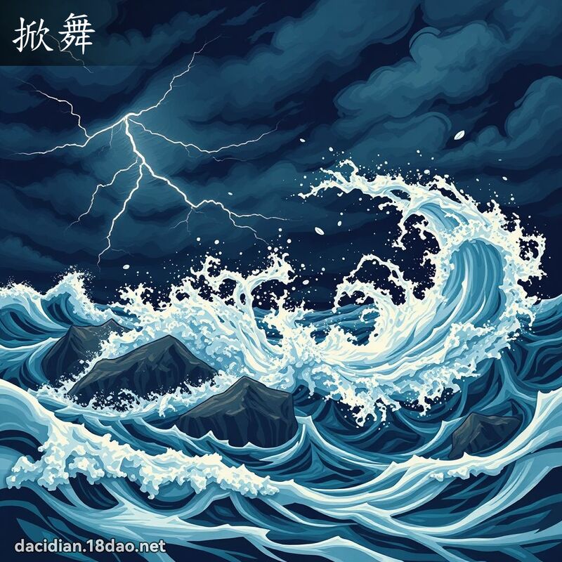 掀舞 - 國語大辭典配圖