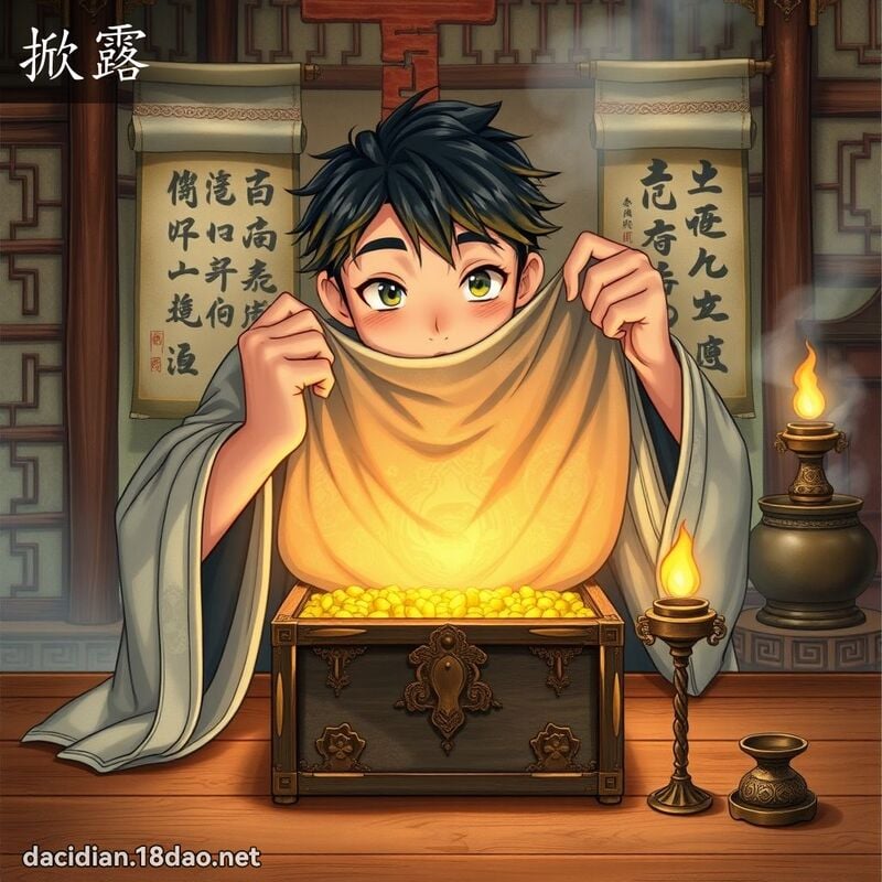 掀露 - 国语大辞典配图