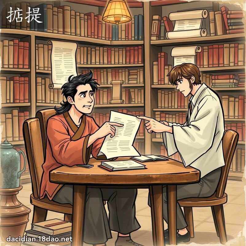 掂提 - 国语大辞典配图