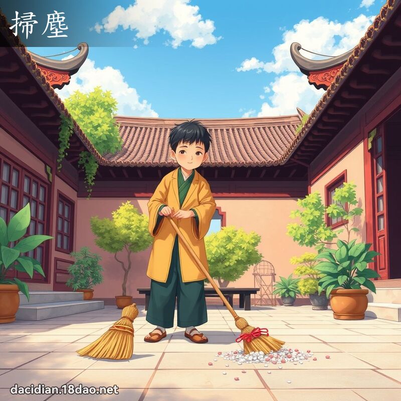 扫尘 - 国语大辞典配图
