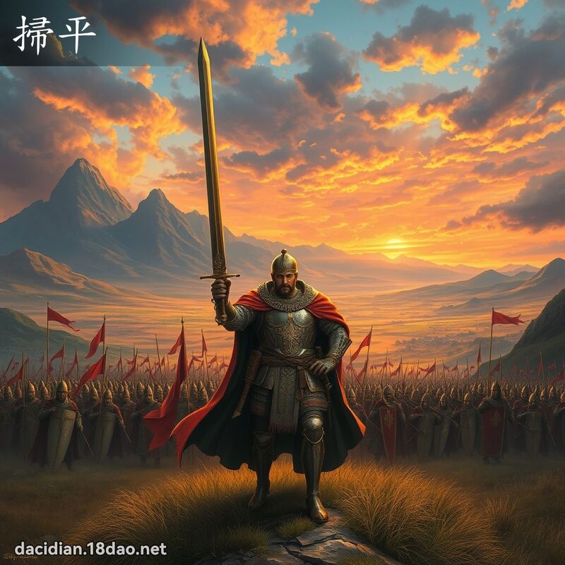 扫平 - 国语大辞典配图