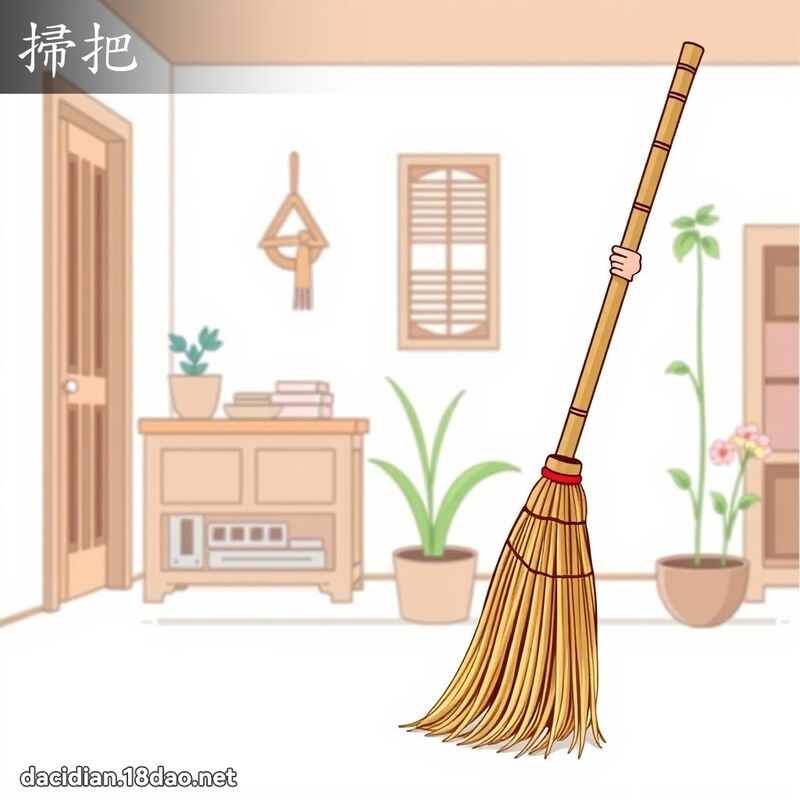 扫把 - 国语大辞典配图