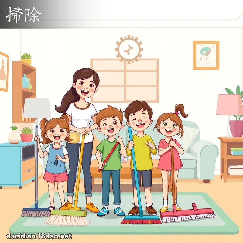 扫除 - 国语大辞典配图