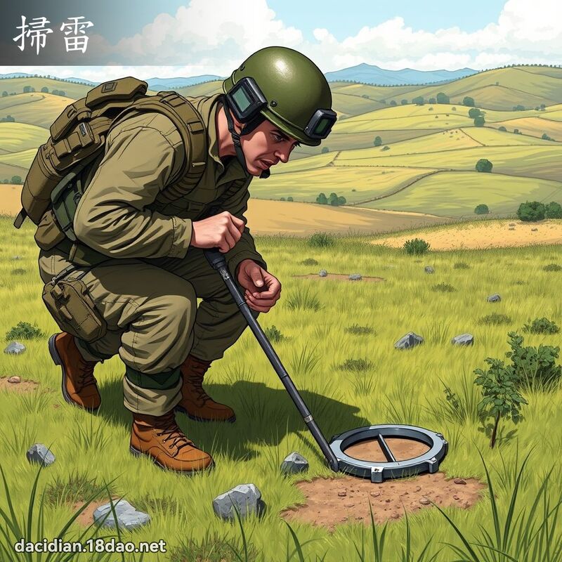 掃雷 - 國語大辭典配圖