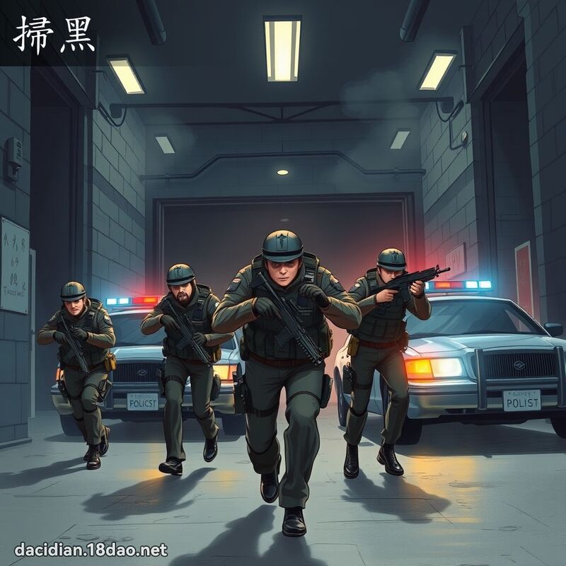 掃黑 - 國語大辭典配圖