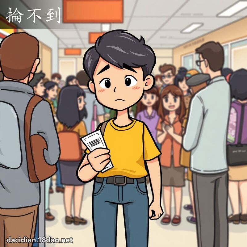 抡不到 - 国语大辞典配图