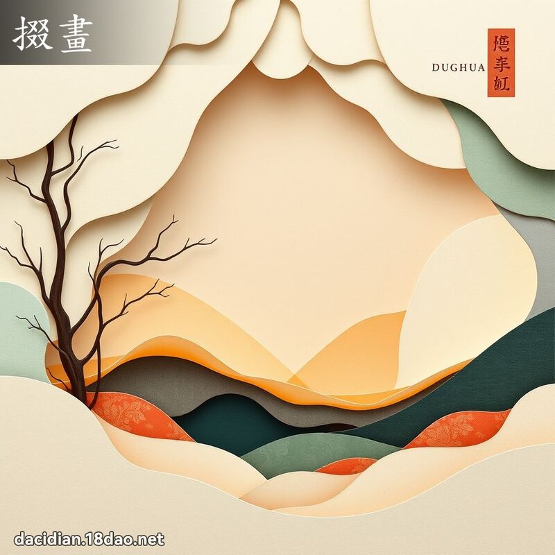 掇画 - 国语大辞典配图