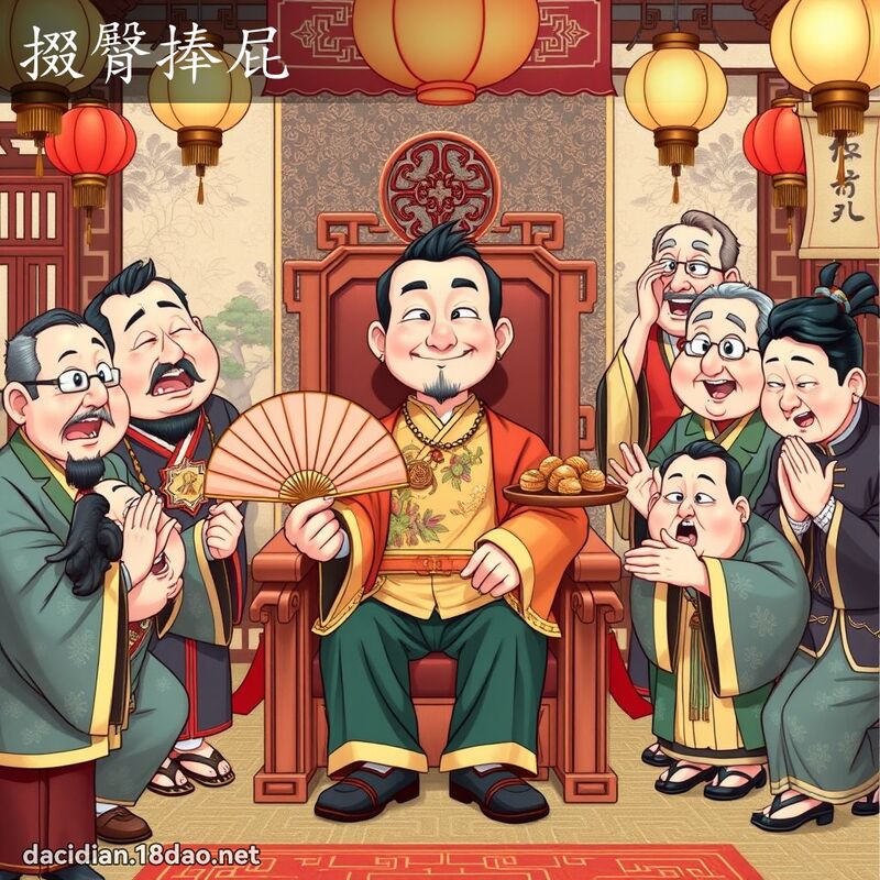 掇臀捧屁 - 國語大辭典配圖