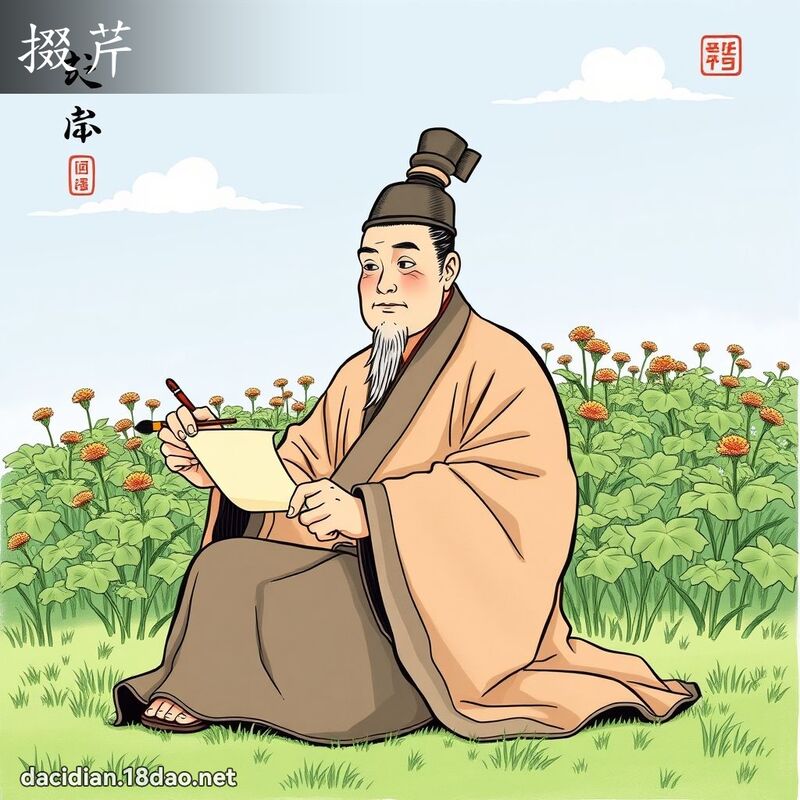 掇芹 - 国语大辞典配图