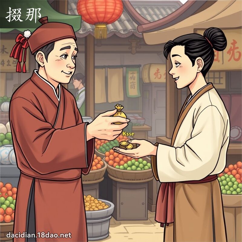 掇那 - 國語大辭典配圖
