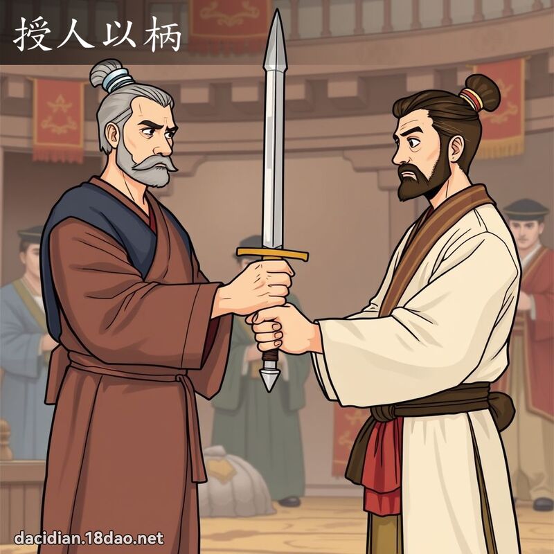 授人以柄 - 国语大辞典配图
