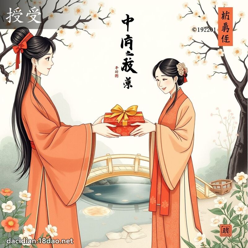 授受 - 国语大辞典配图