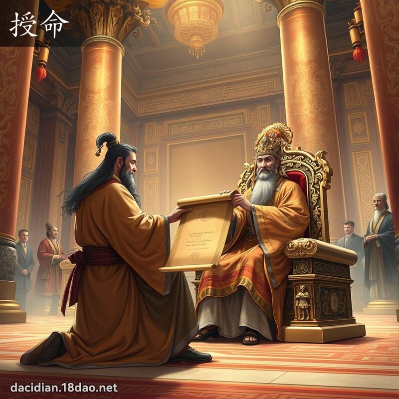 授命 - 国语大辞典配图