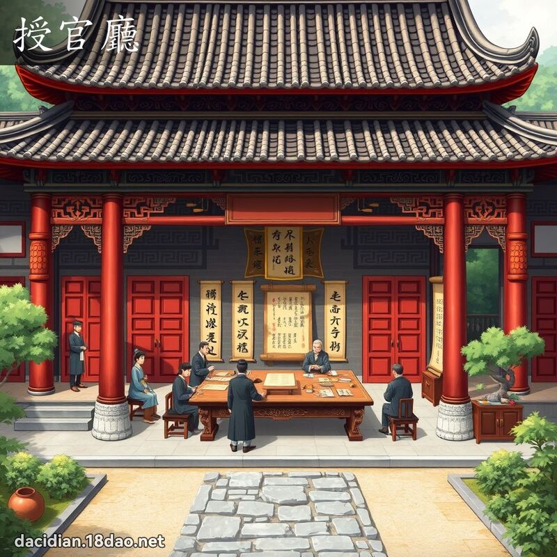 授官廳 - 國語大辭典配圖