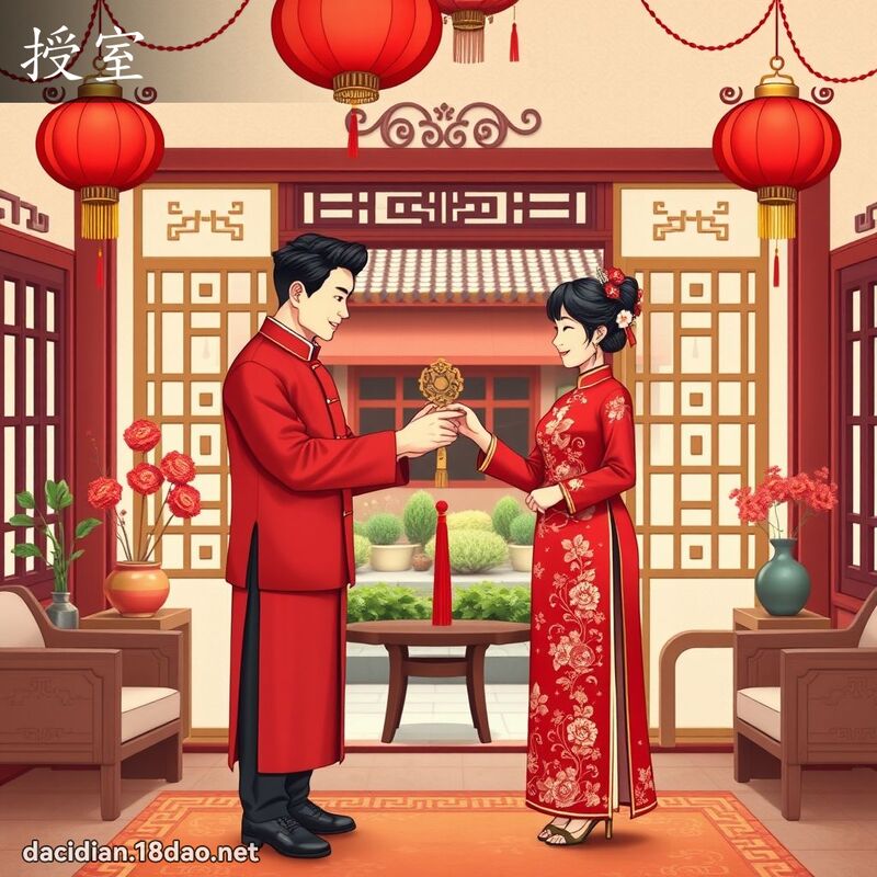授室 - 國語大辭典配圖