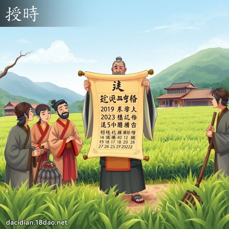 授時 - 國語大辭典配圖