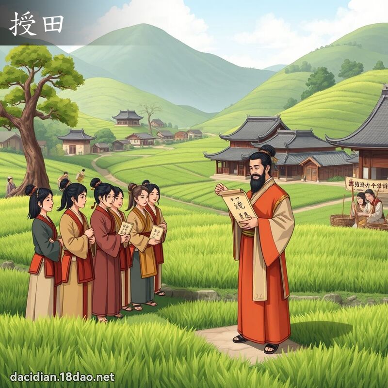 授田 - 國語大辭典配圖
