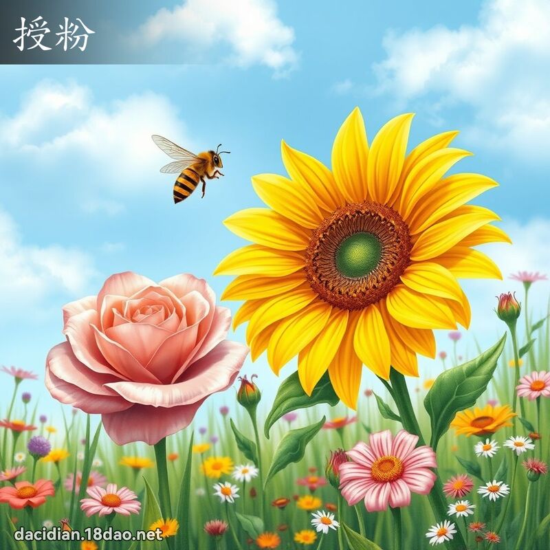授粉 - 國語大辭典配圖