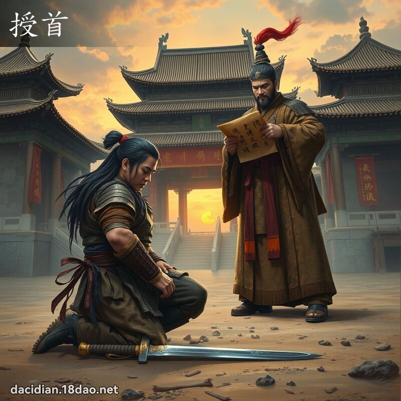 授首 - 国语大辞典配图