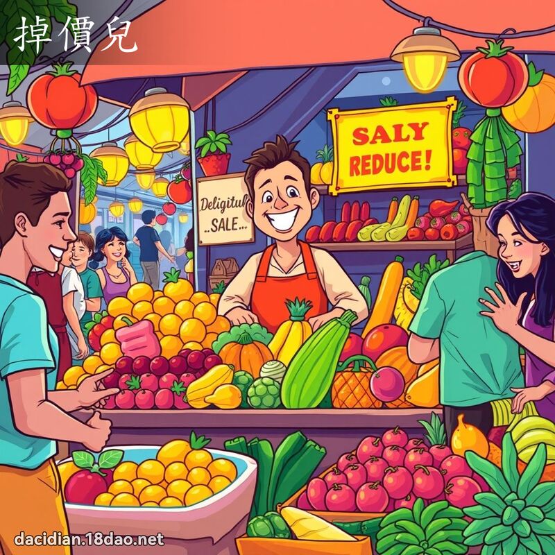 掉價兒 - 國語大辭典配圖