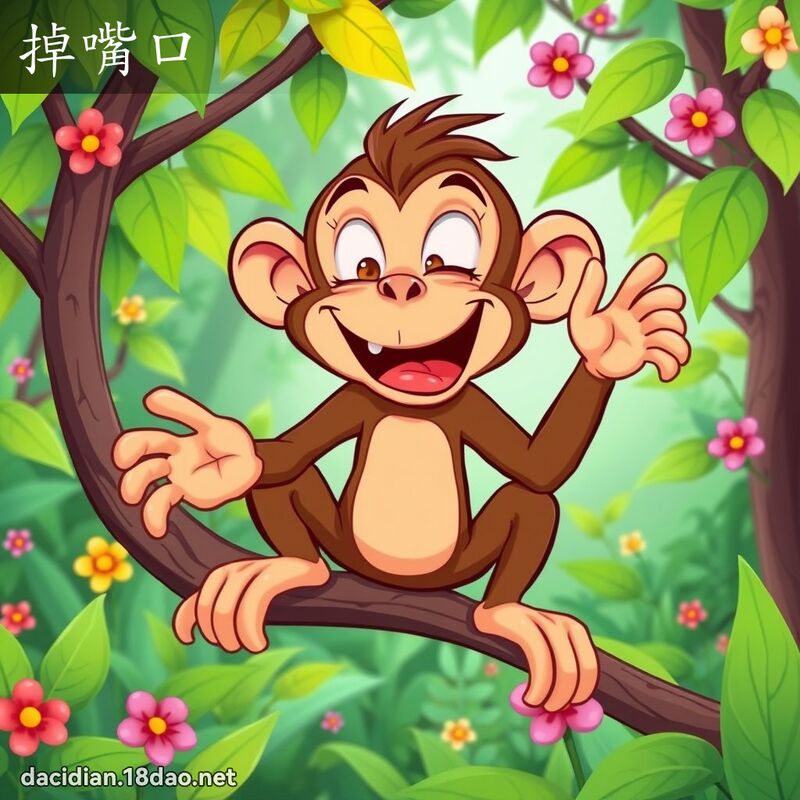 掉嘴口 - 國語大辭典配圖