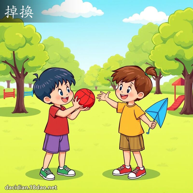 掉换 - 国语大辞典配图