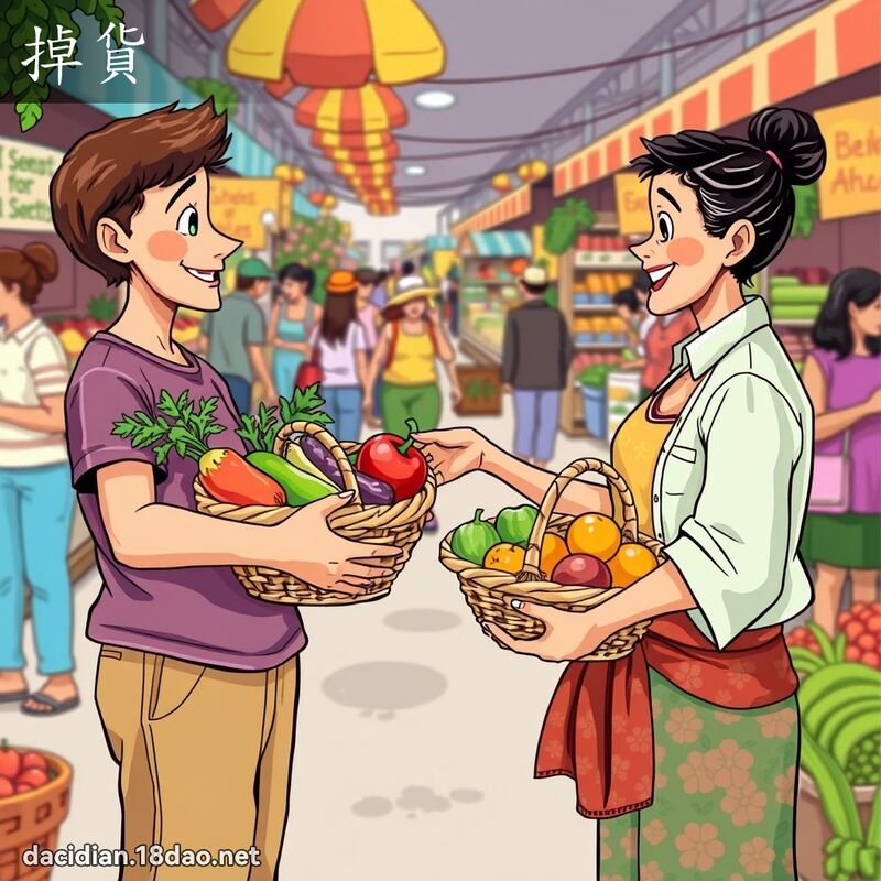 掉货 - 国语大辞典配图