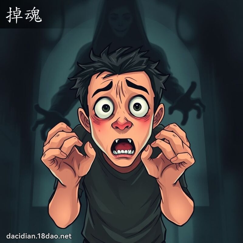 掉魂 - 國語大辭典配圖