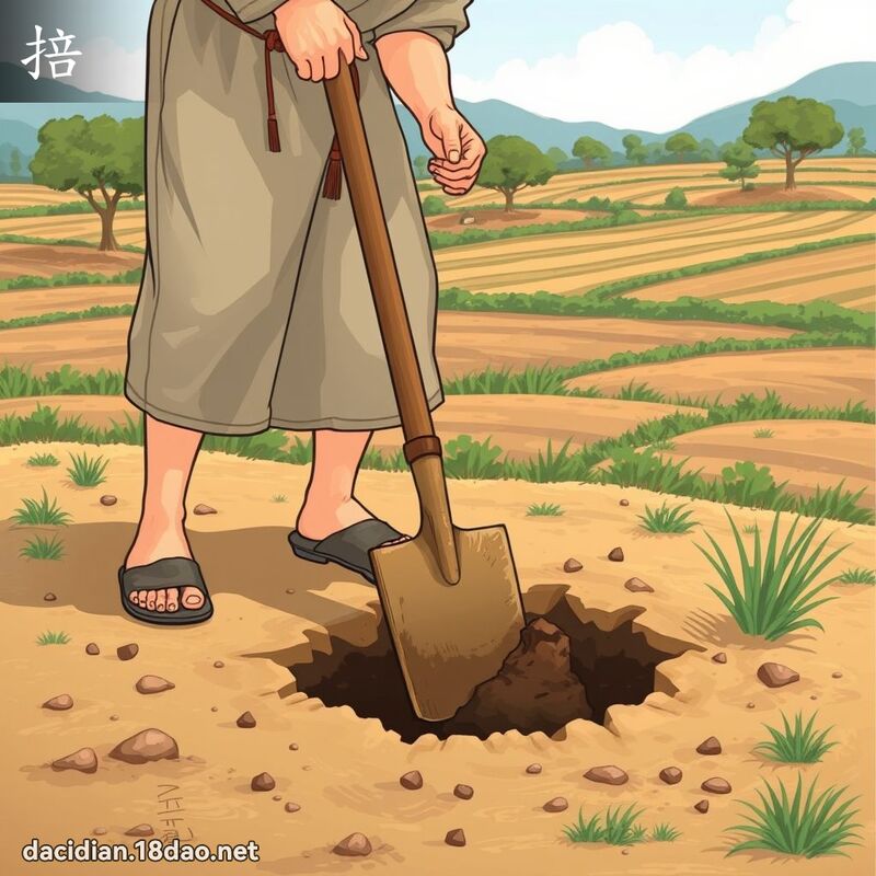 漢字: 掊 (多音字)