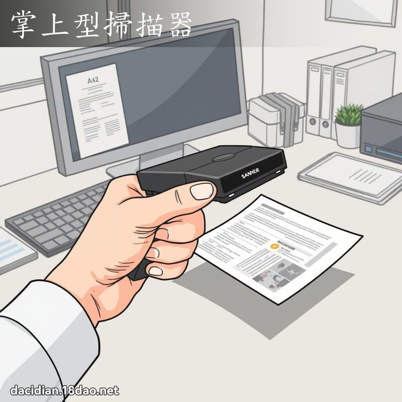 掌上型掃描器 - 國語大辭典配圖