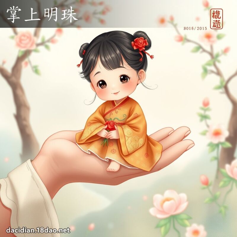 掌上明珠 - 国语大辞典配图