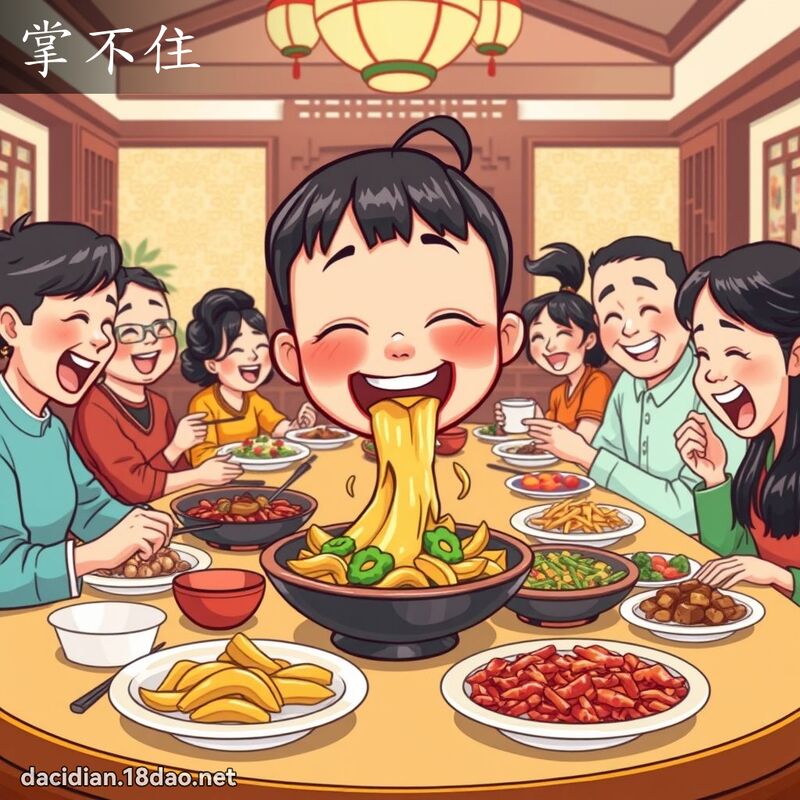掌不住 - 國語大辭典配圖