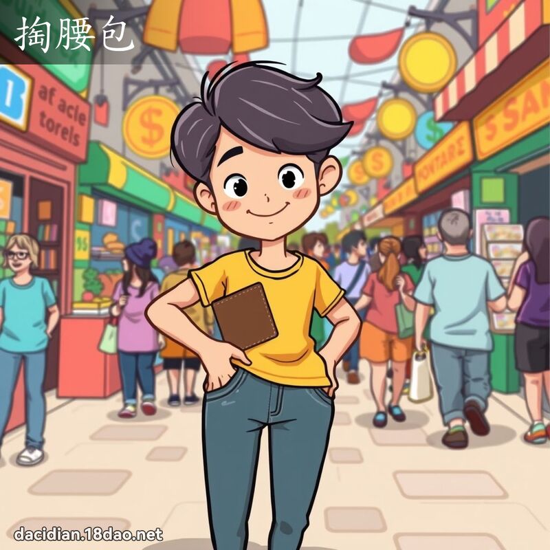 掏腰包 - 国语大辞典配图