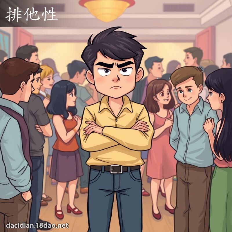 排他性 - 国语大辞典配图
