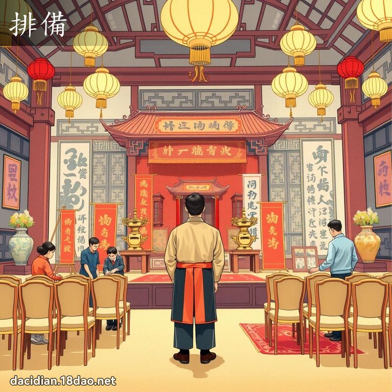 排備 - 國語大辭典配圖