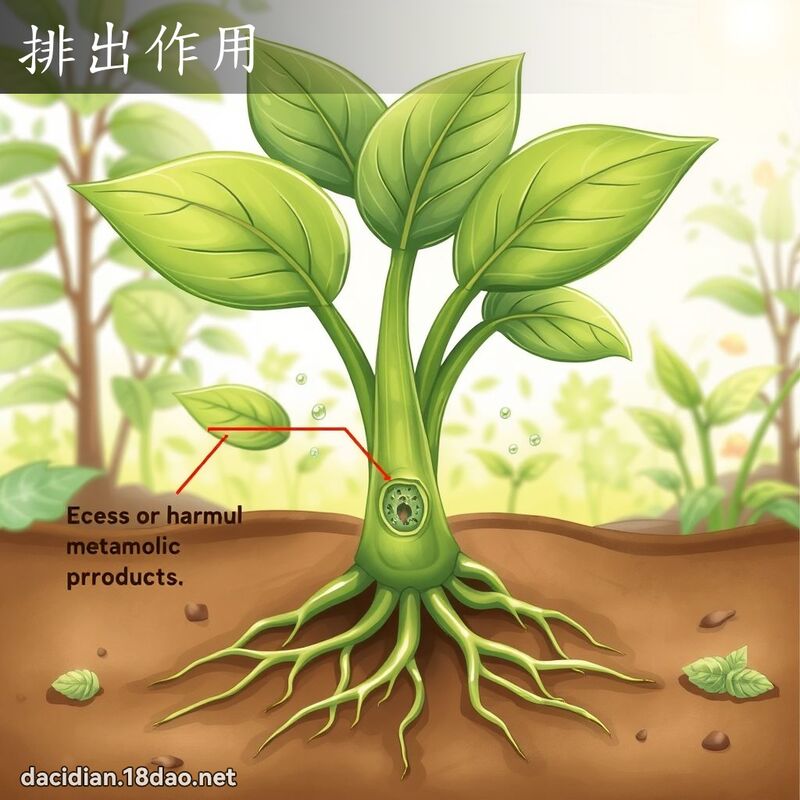 排出作用 - 国语大辞典配图