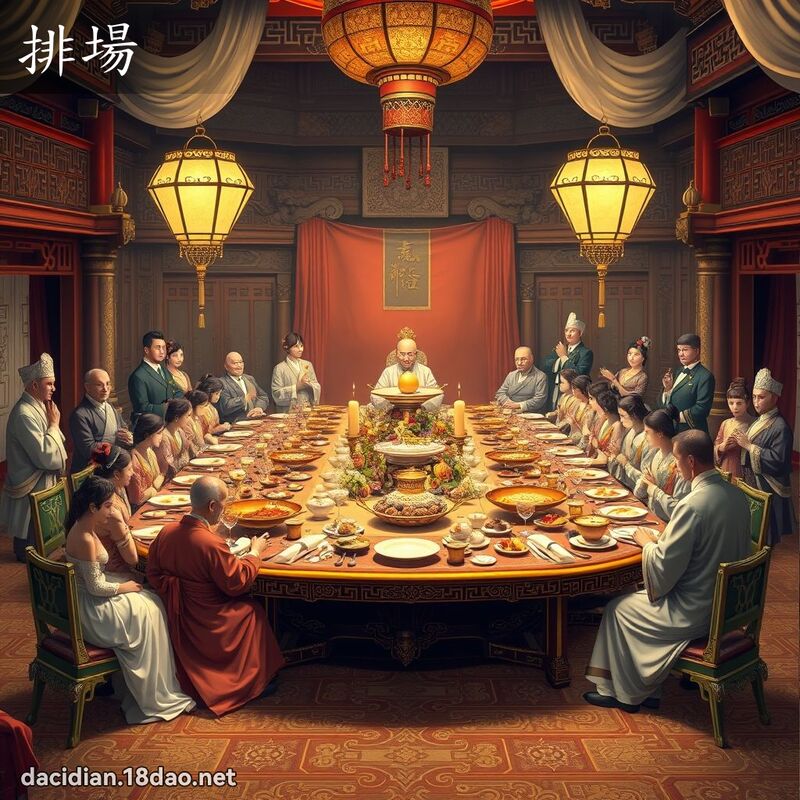 排场 - 国语大辞典配图