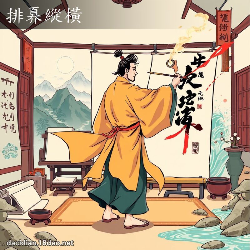 排奡纵横 - 国语大辞典配图