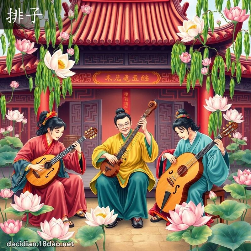 排子 - 国语大辞典配图