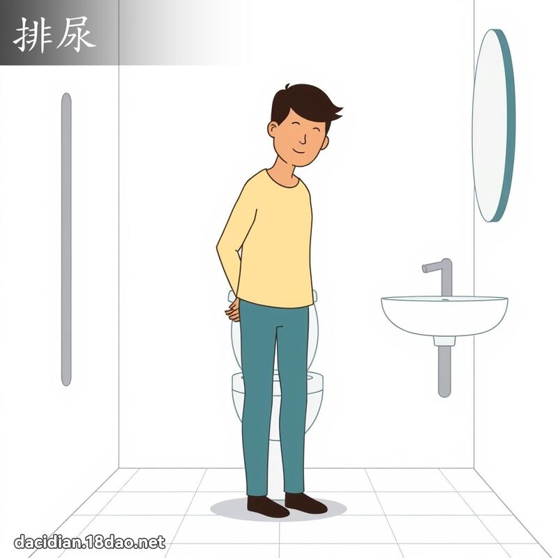 排尿 - 国语大辞典配图