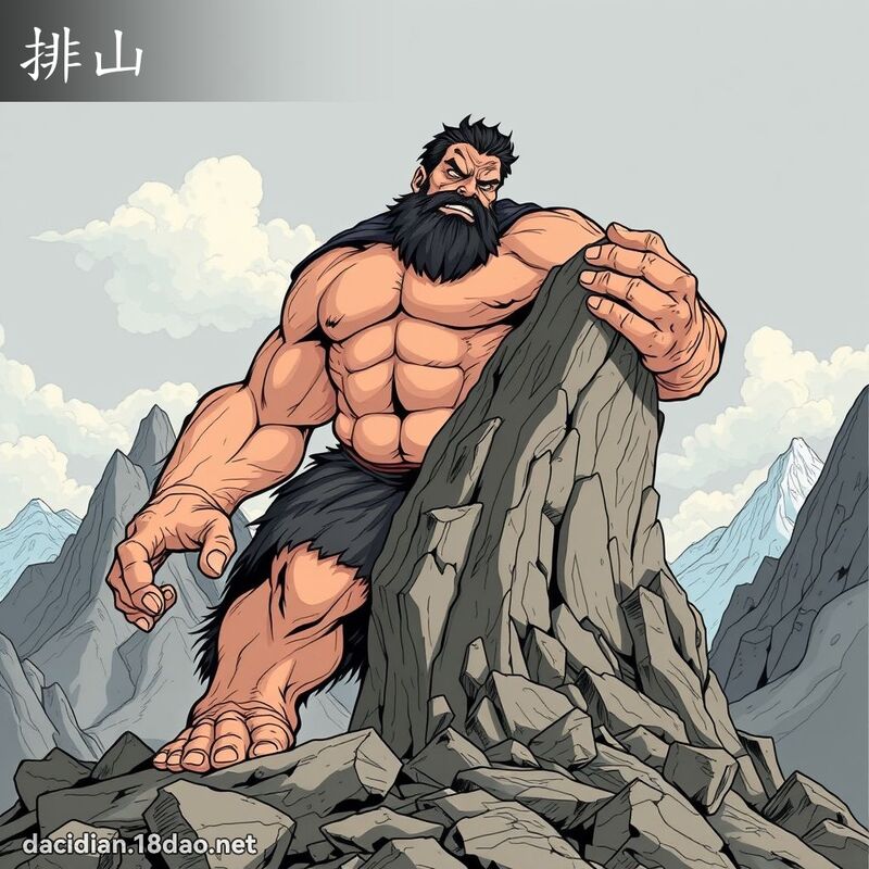 排山 - 国语大辞典配图