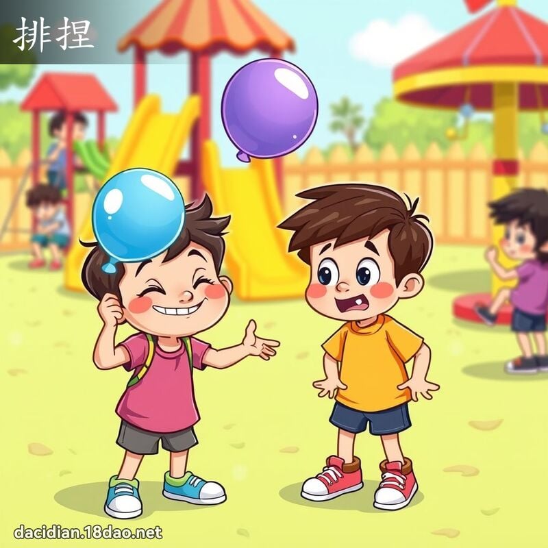 排捏 - 國語大辭典配圖