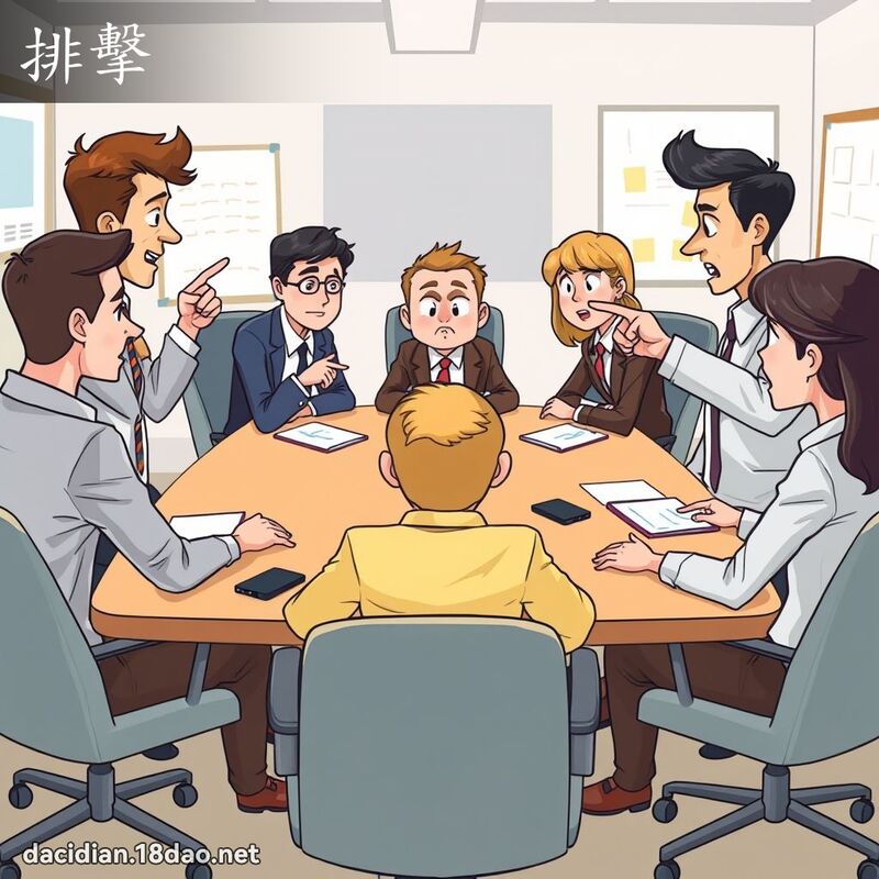 排击 - 国语大辞典配图