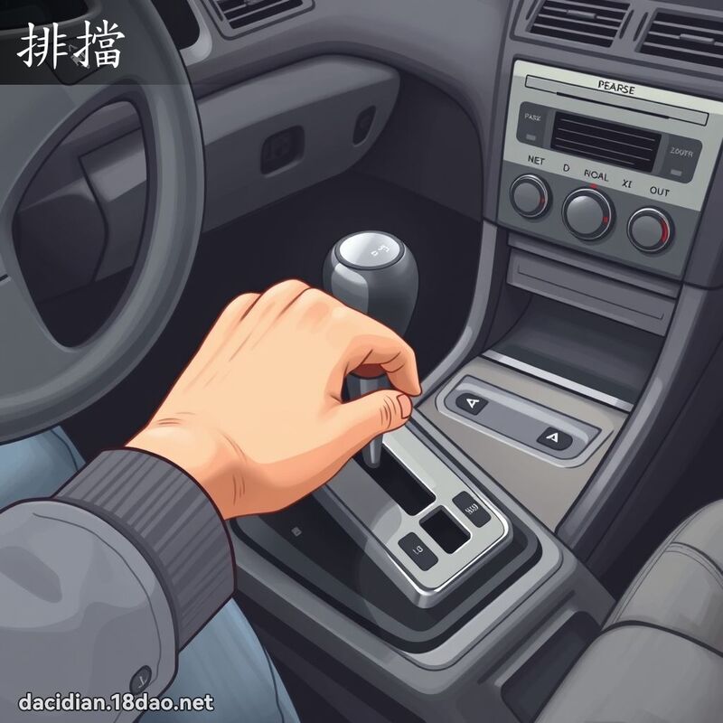 排挡 - 国语大辞典配图